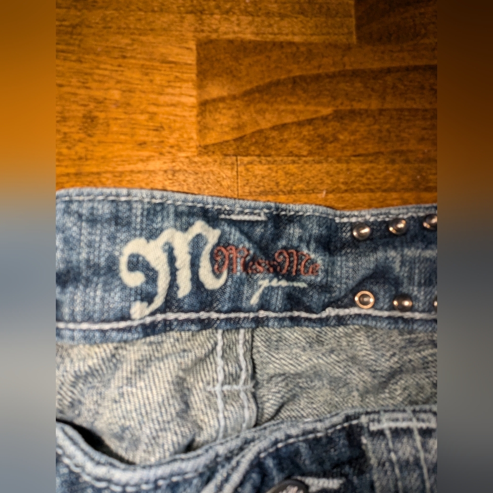 Miss Me Women's Boot Cut Jeans in Faded Blue - Picture 12 of 16